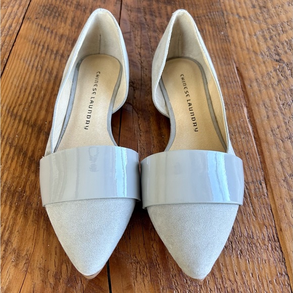 Chinese Laundry Shoes - New Chinese Laundry D Orsay Endless Flats shoes pointed toe flats gray 7.5 / 38